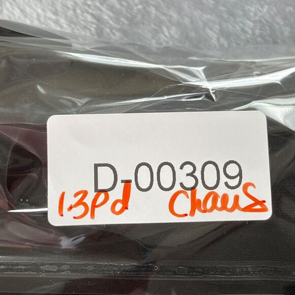 Chaus Dress Womens Large Black Jersey Knit Sequin Flutter Sleeve Surplice Neck - Picture 13 of 14